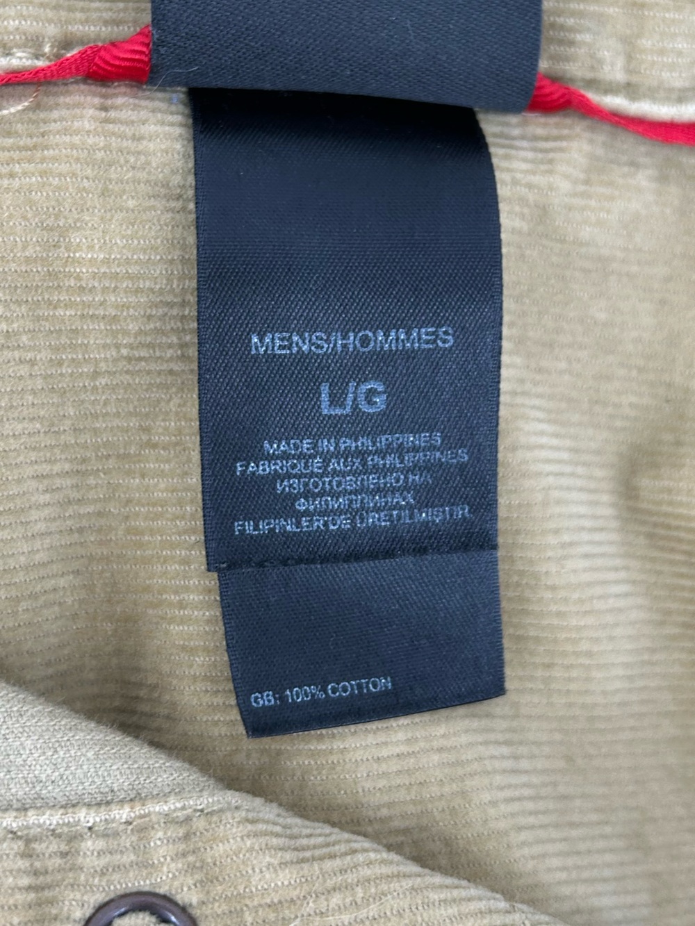The North Face Corduroy Button-Up Shirt Jacket - Khaki - Picture 6 of 10